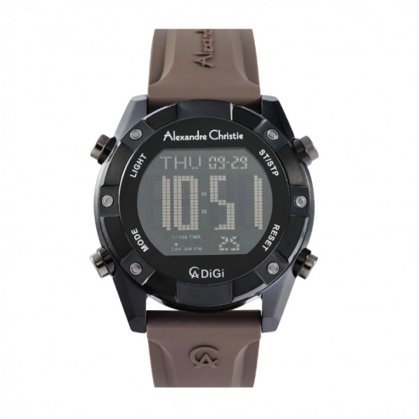 Alexandre Christie AC 9372 Black Grey MHRIPBAGR Digital AC Digi